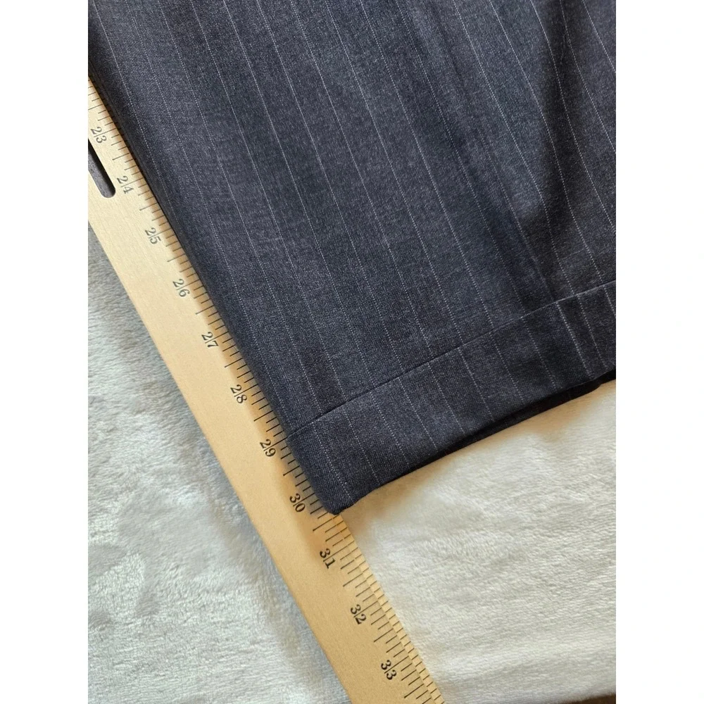 LRL Ralph Lauren Wool Suit Mens 58L 2 Piece Pants 50x31 Big Tall Gray Pinstripe
